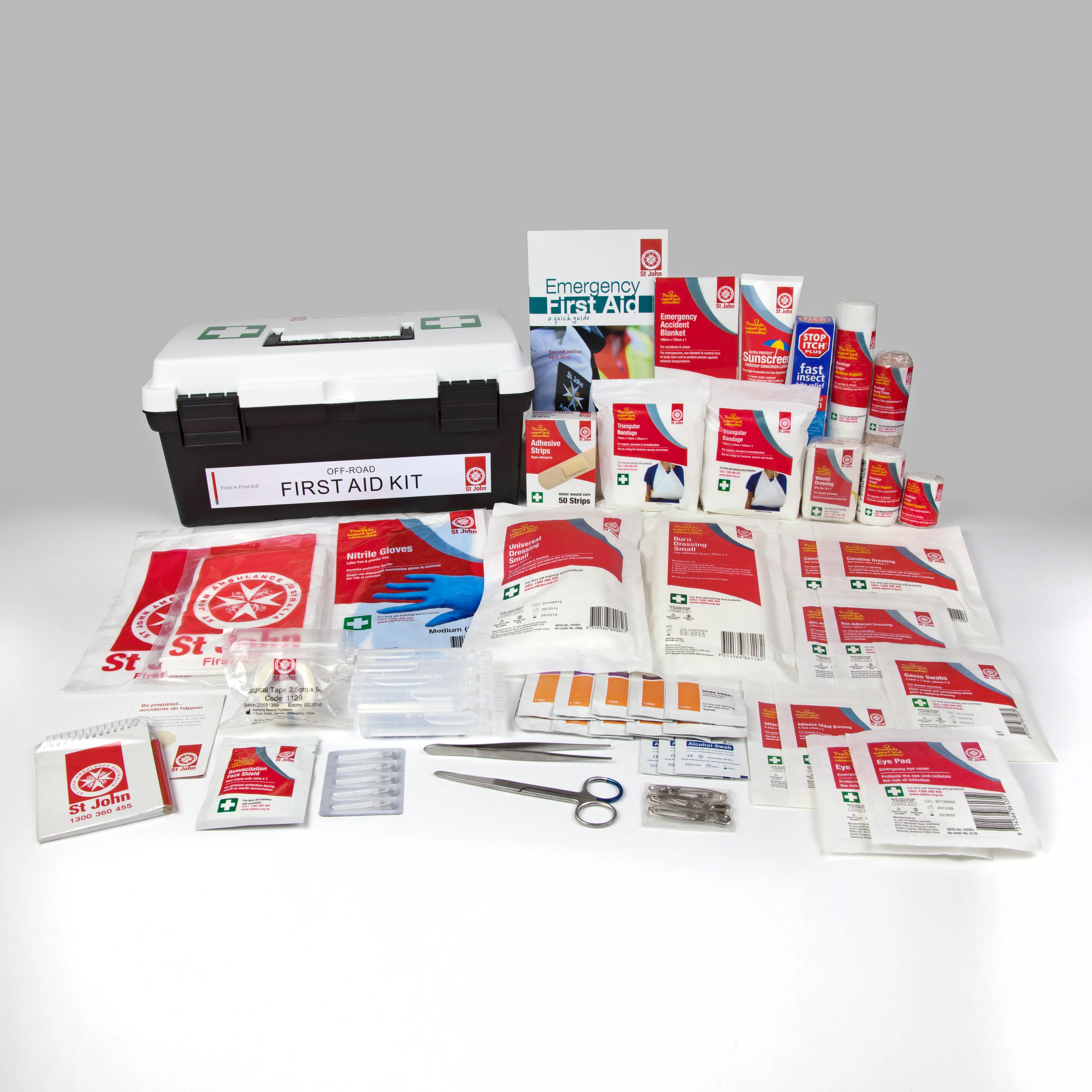 St John Off-Road First Aid Kit - Portable Box - Image 3