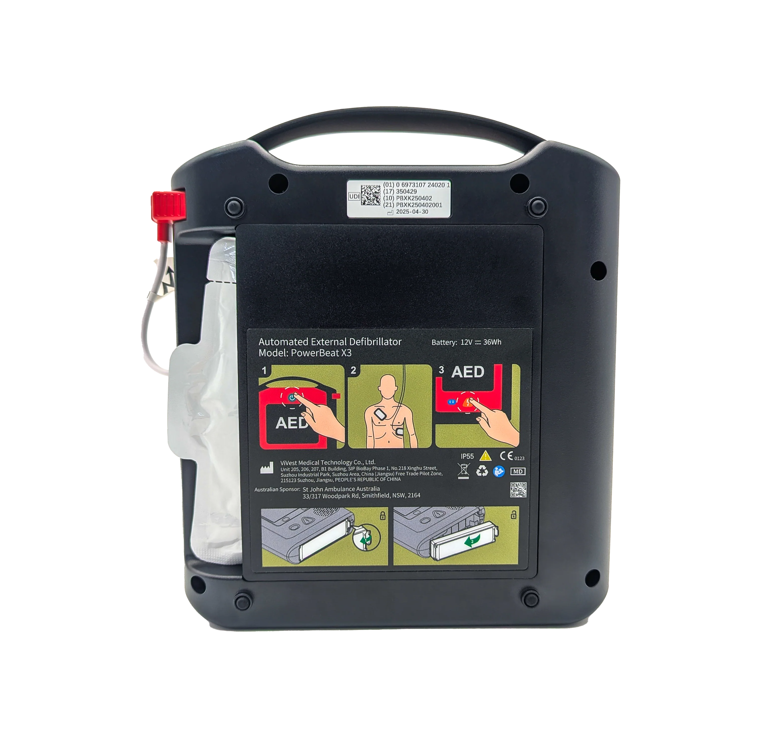 St John X3 Defibrillator - Image 3