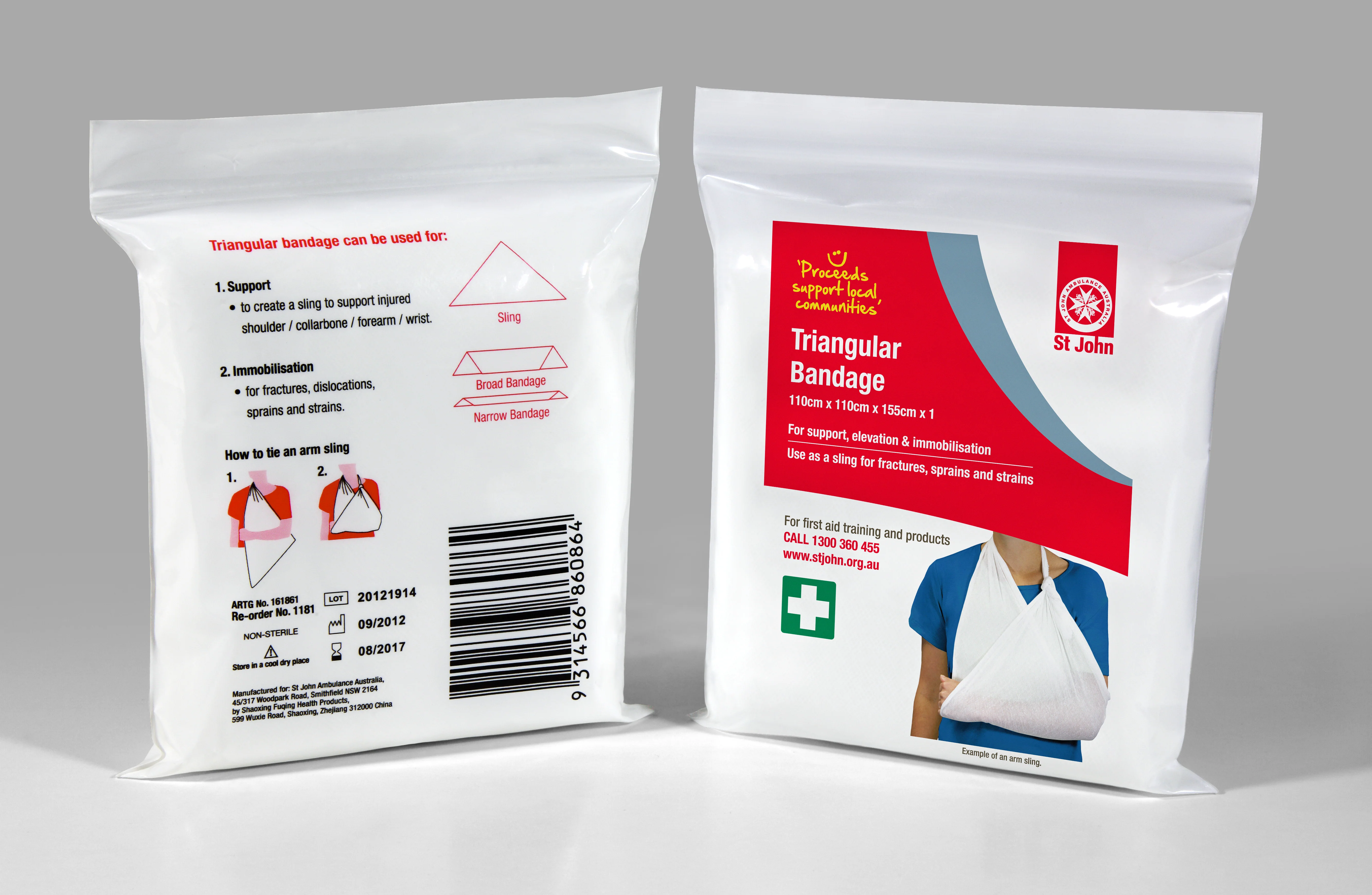 Triangular Bandage - 110cm x 110cm - Image 3